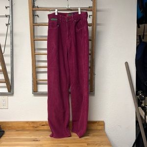 ZUMIEZ Empyre Tori 90s Berry Corduroy Skate Pants